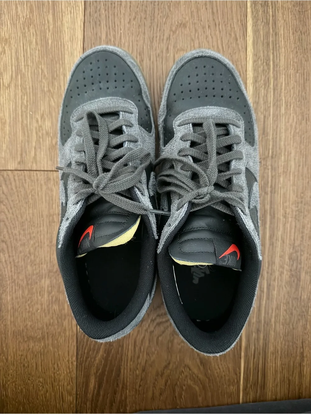 Nike Terminator Low Black Medium Ash Gum Suede Sneakers - In like new condition.